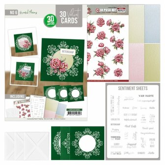 3D Velvet Cards 4K - Graceful Flowers