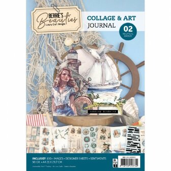 Berries Beauties - Collage &amp; Art Journal 2 - Nautical Breeze