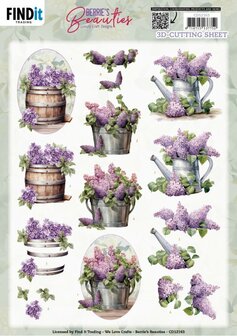 3D Cutting Sheet - Berries Beauties - Lovely Watercan