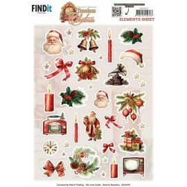 Cutting Sheet - Berries Beauties - Timeless Christmas - Small Elements