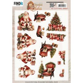 3D Cutting Sheet - Berries Beauties - Timeless Christmas - Timeless Tree