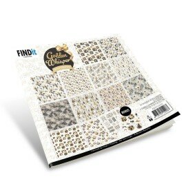 Paperpack - Berries Beauties - Golden Whisper 20 x 20 cm