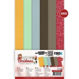 Linen Cardstock Pack - Berries Beauties - A Very Furry Christmas - 4K