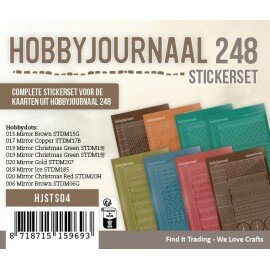 Stickerset Hobbyjournaal 248