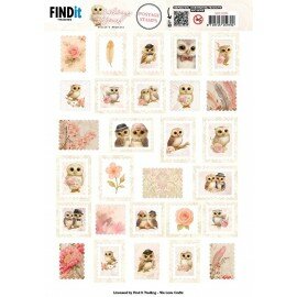 Berries Beauties - Owlways Yours - Push Out Postage Stamp