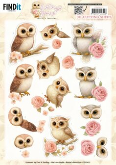 3D Cutting Sheet - Berries Beauties - Owlways Yours - Whimsy