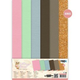 Linen Cardstock Pack - Berries Beauties - Owlways Yours - A4