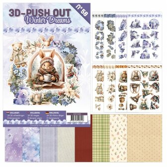 3D Push-Out Book 58 - Winter Dreams