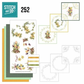 Stitch and Do 252 - Precious Marieke - Yellow Flowers