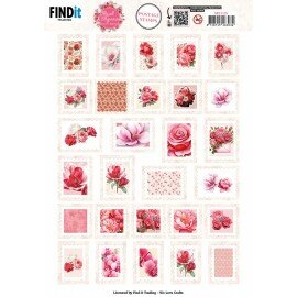 SB11115 Berries Beauties - Floral Elegance - Push Out Postage Stamp