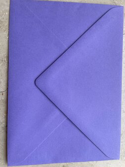 Enveloppen C6 (114x162mm) 10 stuks paars