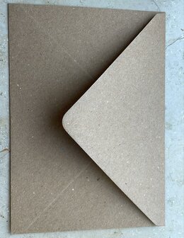 Enveloppen C6 (114x162mm) 10 stuks Kraft