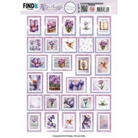 SB11116 Berries Beauties - First Blossoms - Push Out Postage Stamp