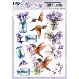 CD12426 3D Cutting Sheet - Berries Beauties - First Blossoms - Flutter and Bloom