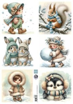 FB2504 Marianne Design - Knipvellen - Cosy Winter - by Fairybells A4