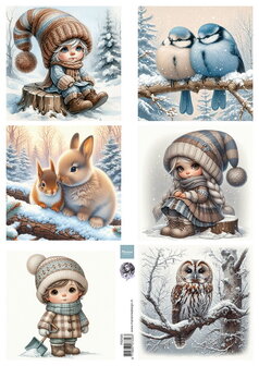 FB2505 Marianne Design - Knipvellen - Dreamy Winter - by Fairybells A4