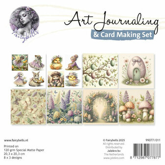 011 Fairybells Art Journaling &amp; Card Making Set Pasen - Voorjaar