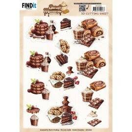 CD12433 3D Cutting Sheet - Berries Beauties - Sweet Moments - Sugar Treats