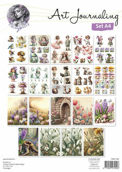 002 Fairybells Art Journaling Set A4 - Voorjaar