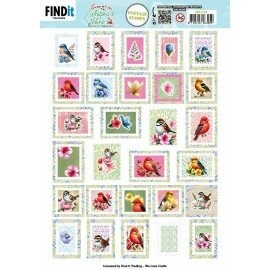 SB11118 Berries Beauties - Whispers of Nature - Push Out Postage Stamp