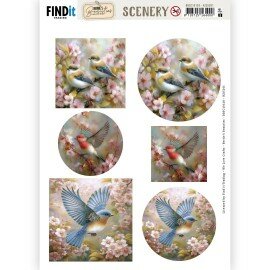 BBSC10128 - HJ25201 Scenery Push out - Berries Beauties - Whisper of Nature (Gratis vel HJ252)