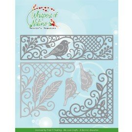 BBD10094 Dies - Berries Beauties - Whispers of Nature - Birds Border and Corners