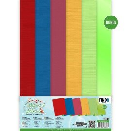 BB-A4-10030 Linen Cardstock Pack - Berries Beauties - Whispers Of Nature - A4