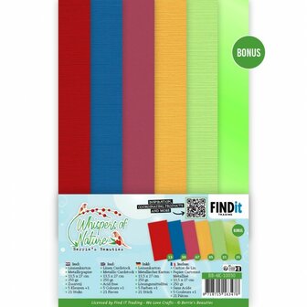 BB-4K-10030 Linen Cardstock Pack - Berries Beauties - Whispers Of Nature - 4K
