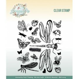 BBCS10019 Clear Stamp- Berrie's Beauties - Dragonflies