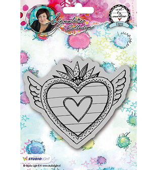 STAMPBM24 Studio Light Cling Stamp Hearts, Art By Marlene 2.0, nr.24