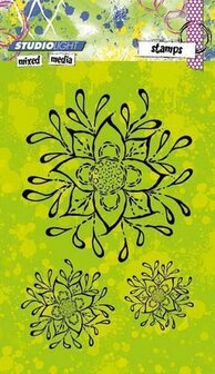 STAMPMM214 Studio Light Clear Stamps - Mixed Media Nr. 214