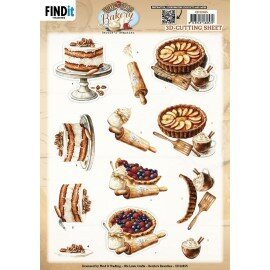 CD12455 3D Cutting Sheet - Berries Beauties - Homestead Bakery - Pie Bliss
