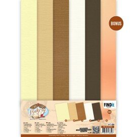 BB-A4-10032 Linen Cardstock Pack - Berries Beauties - Homestead Bakery - A4