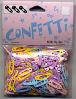 Vaessen Creative &bull; Confetti veiligheidsspeld Pastel