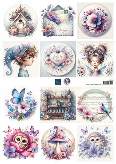 FB2510 Marianne Design - Knipvel - Magical Mini's - by Fairybells A4