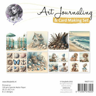 012 Fairybells Art Journaling &amp; Card Making Set Zomer, Zand en Zee