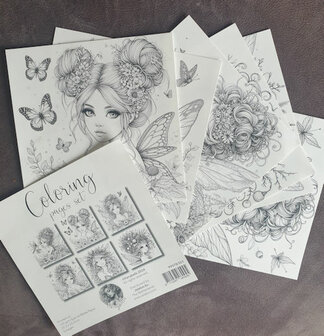 001 Fairybells Coloring Pages kleurplaten Set 1