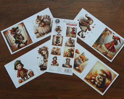 011 Fairybells 3-D setje Herfst