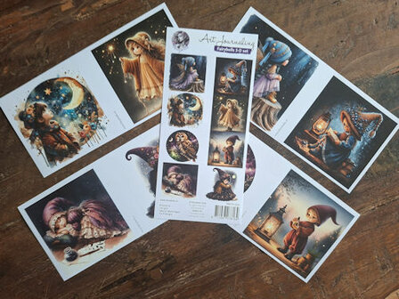 020 Fairybells 3-D setje Moonlight