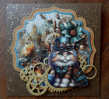 010 Fairybells Art Journaling &amp; Card Making Backgrounds Set Steampunk