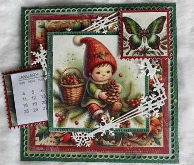 005 Fairybells Art Journaling Set A4 - Kerst