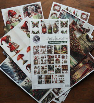 005 Fairybells Art Journaling Set A4 - Kerst