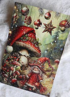 005 Fairybells Art Journaling Set A4 - Kerst