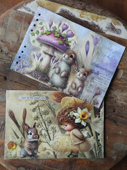002 Fairybells Art Journaling Set A4 - Voorjaar