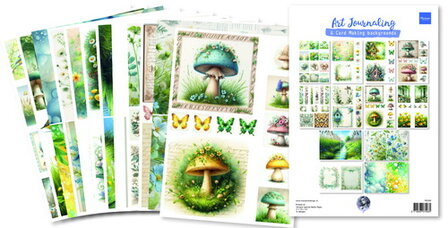 FB2509 Marianne Design - Art Journaling - Spring Set - by Fairybells A4 12 vel