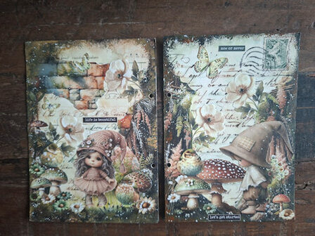 007 Fairybells Art Journaling &amp; Card Making Set A4 - Magical Nature