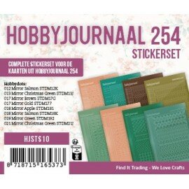 HJSTS10 Stickerset Hobbyjournaal 254