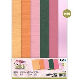 BB-A4-10034 Linen Cardstock Pack - Berries Beauties - Blooming Harmony - A4
