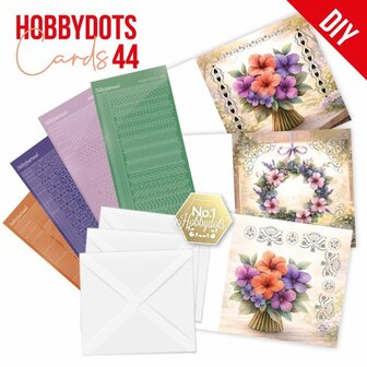 DODOPP044 Hobbydots Cards 44  -  Sunny Garden Florals
