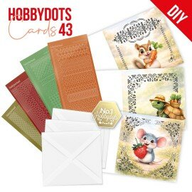 DODOPP043 Hobbydots Cards 43  - Cute Garden Friends